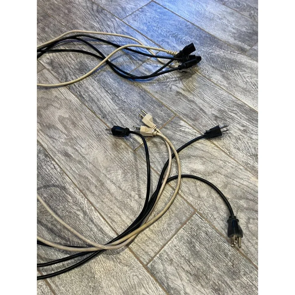 Set of 5 Power Cord computer cables electrical cords for workstation 70